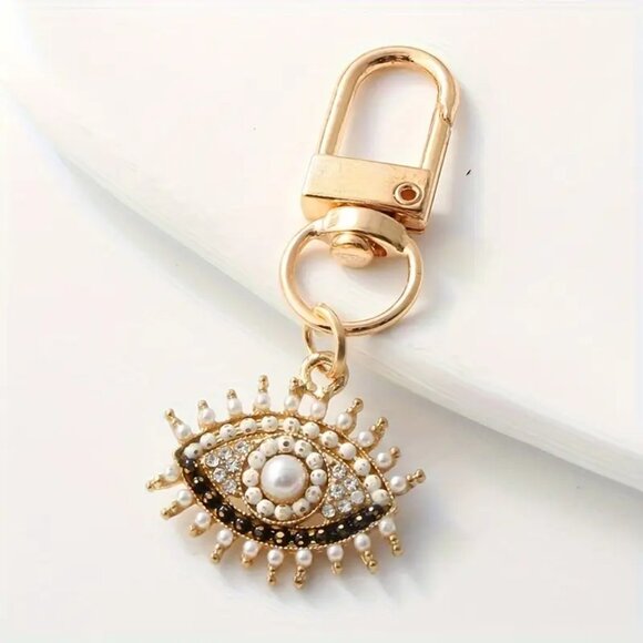 Evil Eye Keychain/Bag Charm - Picture 1 of 1